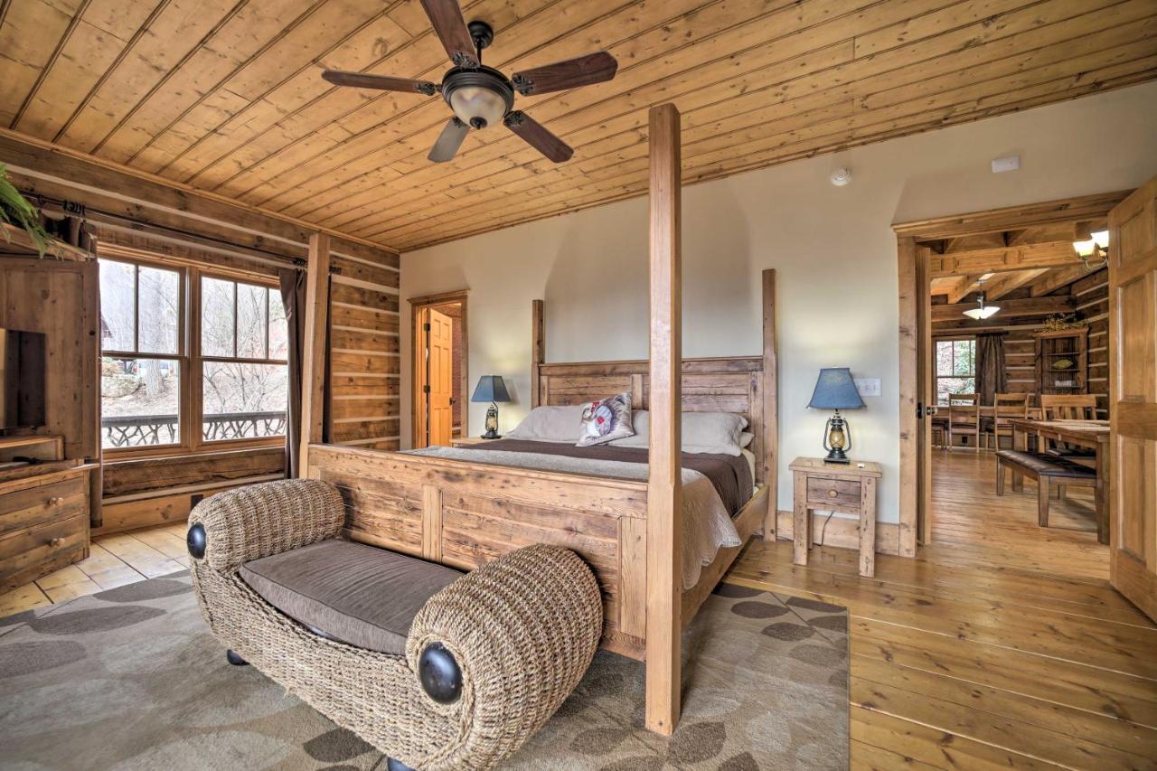 Luxury Cabin Rental In Franklin With Private Hot Tub Exterior photo