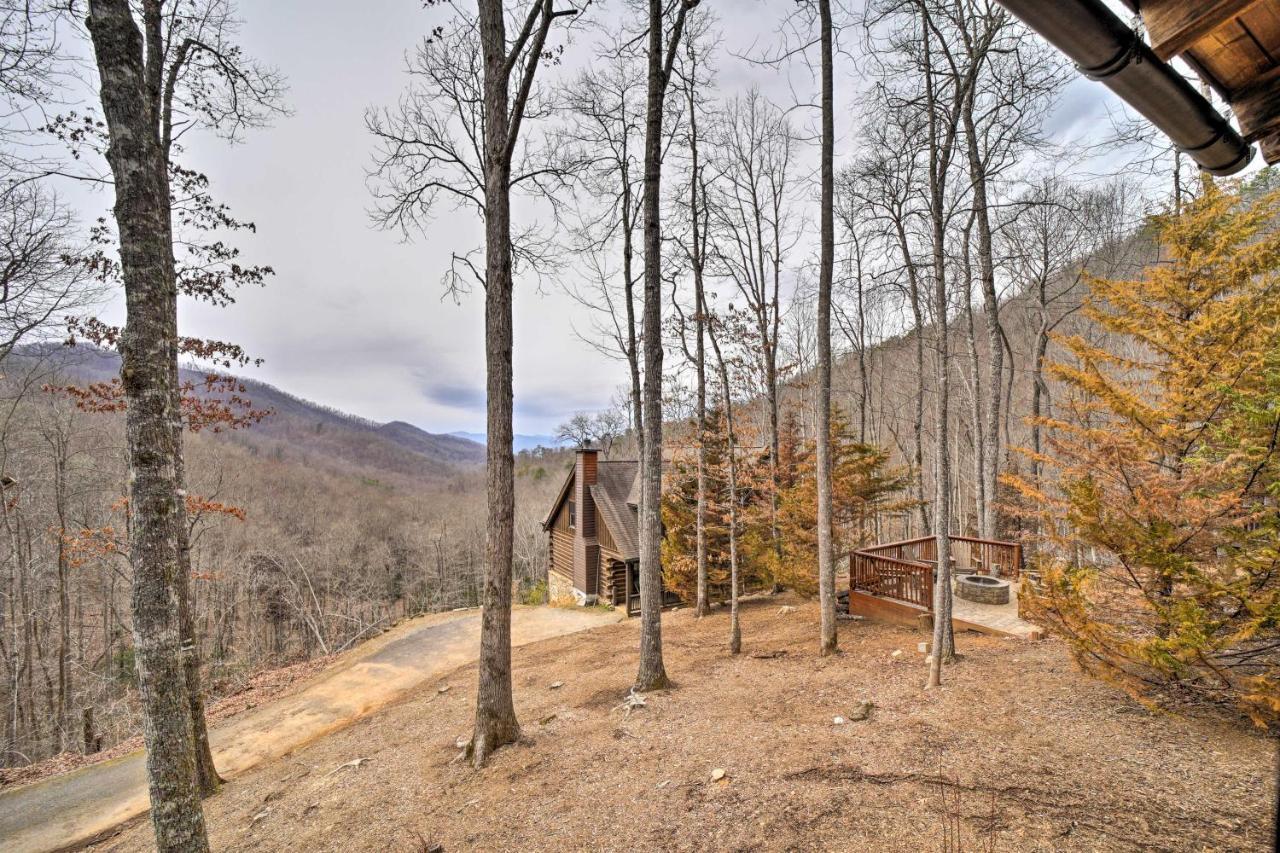 Luxury Cabin Rental In Franklin With Private Hot Tub Exterior photo